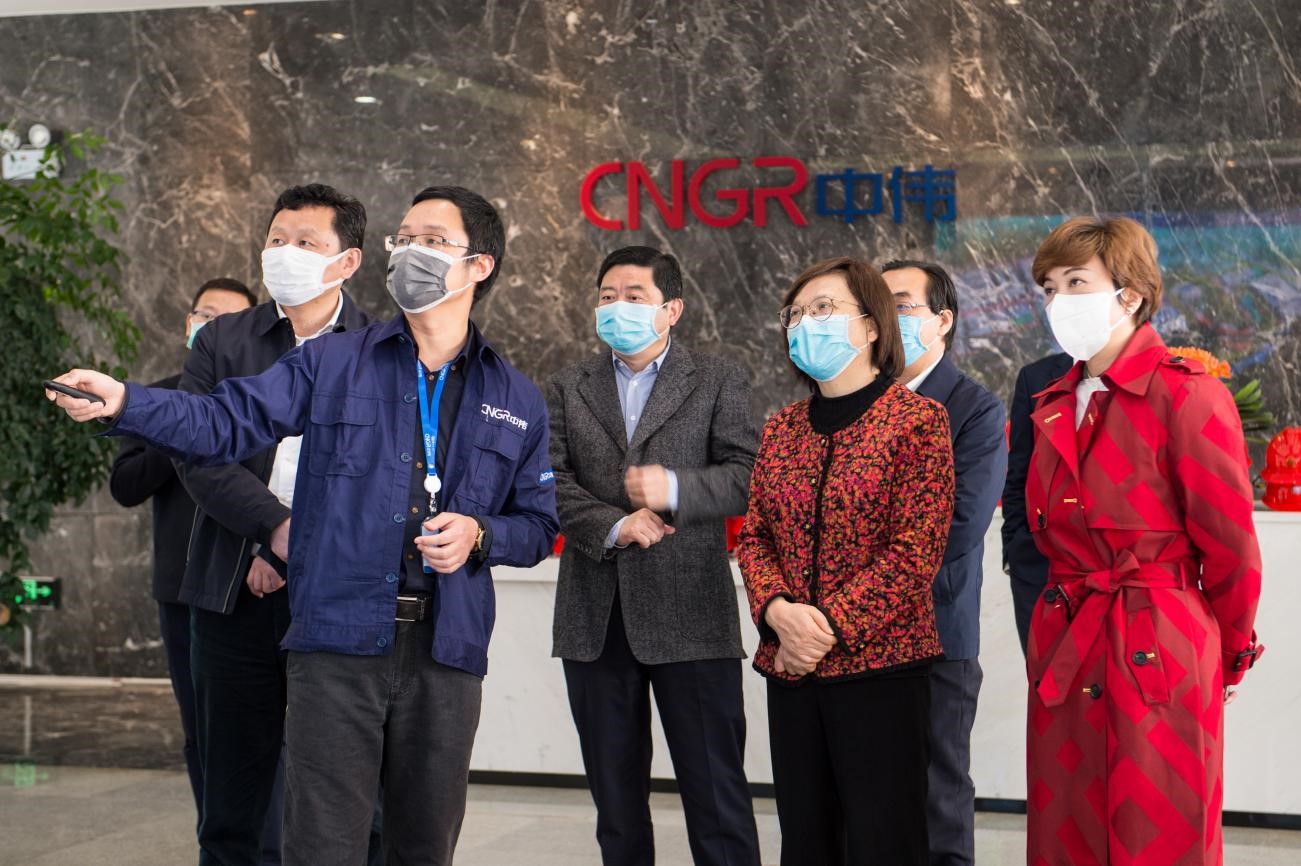 湖南省委常委、常务副省长谢建辉赴中伟视察复工复产事情