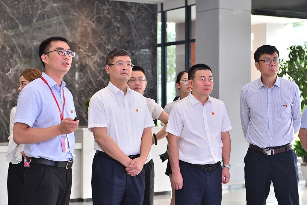 以党建引领中伟生长丨长沙市委组织部调研中伟新质料
