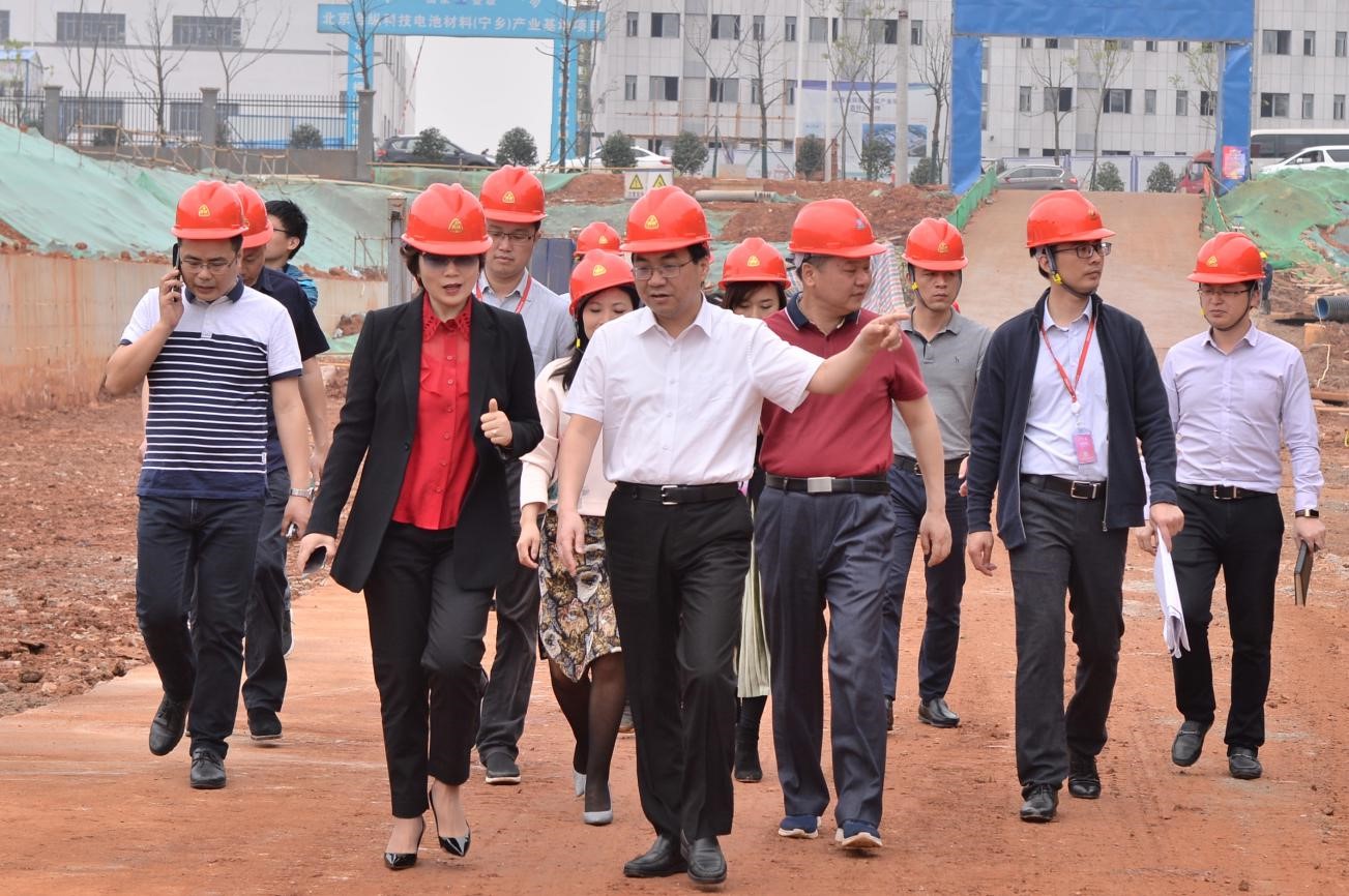 宁乡市委书记周辉赴中伟新质料宁乡基地项目调研