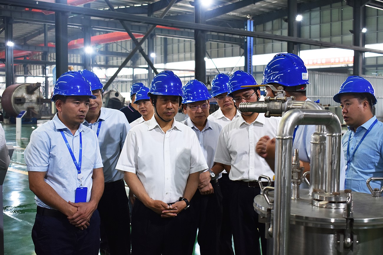 中伟集团两项目相继迎省向导考察