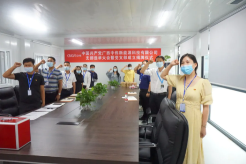 广西中伟新能源党支部正式建设