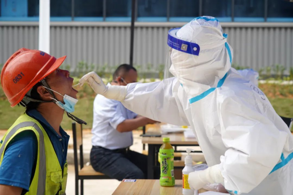 同心协力 配合抗疫丨南部工业基地力保防疫生产有序举行