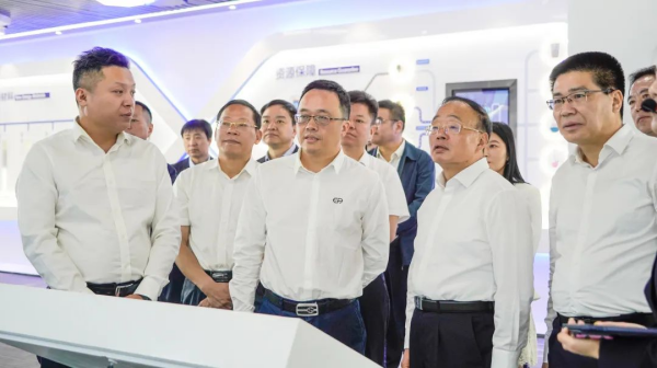 湖南省人大常委会副主任彭国甫调研中伟