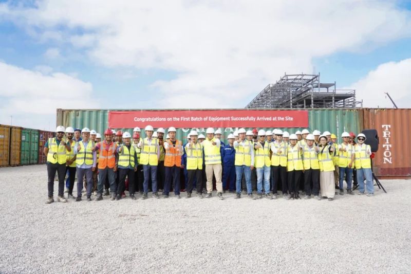 国际产能加速建设！中伟摩洛哥项目首批装备顺遂到港