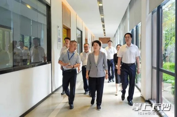 湖南省委常委、长沙市委书记吴桂英调研中伟